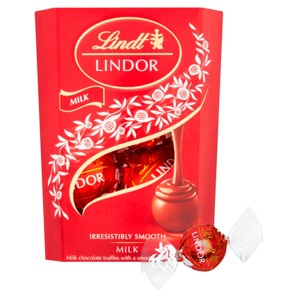 Lindor milk chocolate truffle